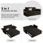 Canapé-lit rembourré en velours de 65 po de largeur avec dossier réglable, tableau d'appoint, ports USB et 2 coussins-1141839244