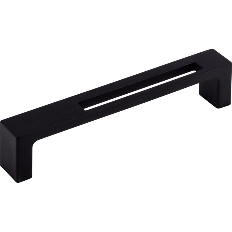Modern Metro Slot 5" Center to Center Bar pull, Black, 5" Center to Center