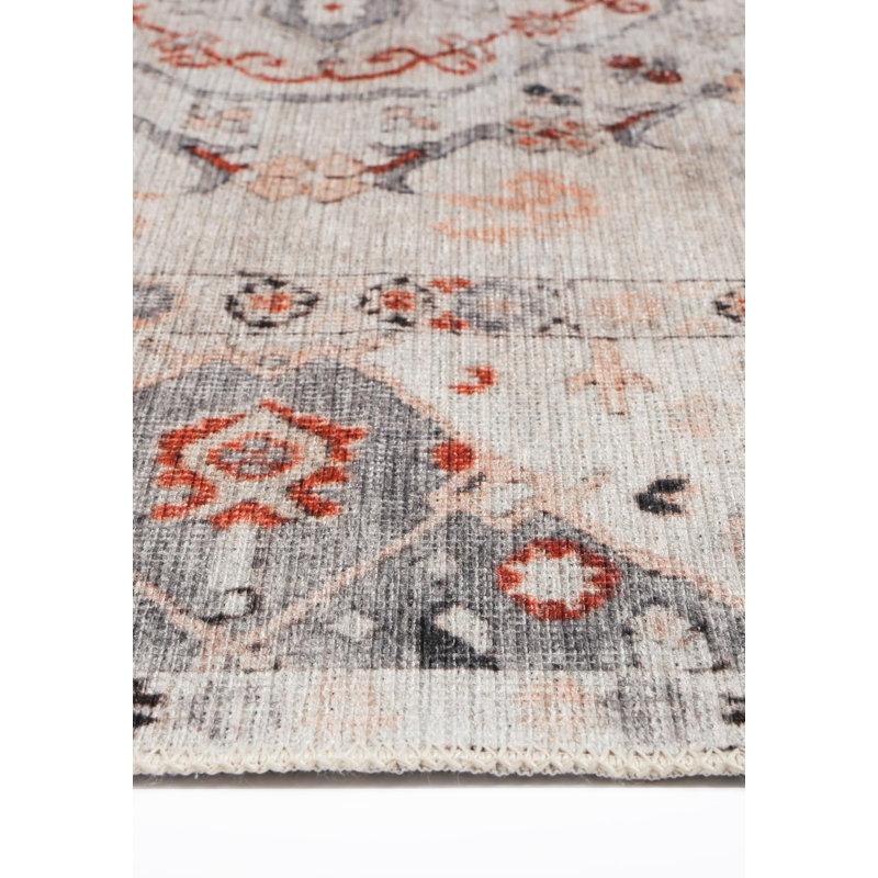 Tapis oriental rosé, Rectangle 8 pi 8 po x 12 pi
