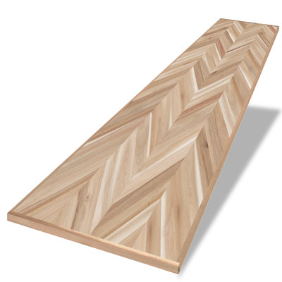 Acacia Solid Wood Butcher Block Countertop for DIY Workbench Top, Dining Table Top, Office Desk, 1in Thick