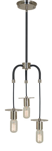 Camarda 3 - Light Cluster Pendant, Polished Nickel