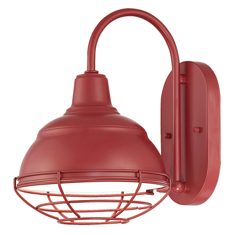 Fitzhugh Wall Light, Satin Red