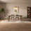Solid wood simple dining table set