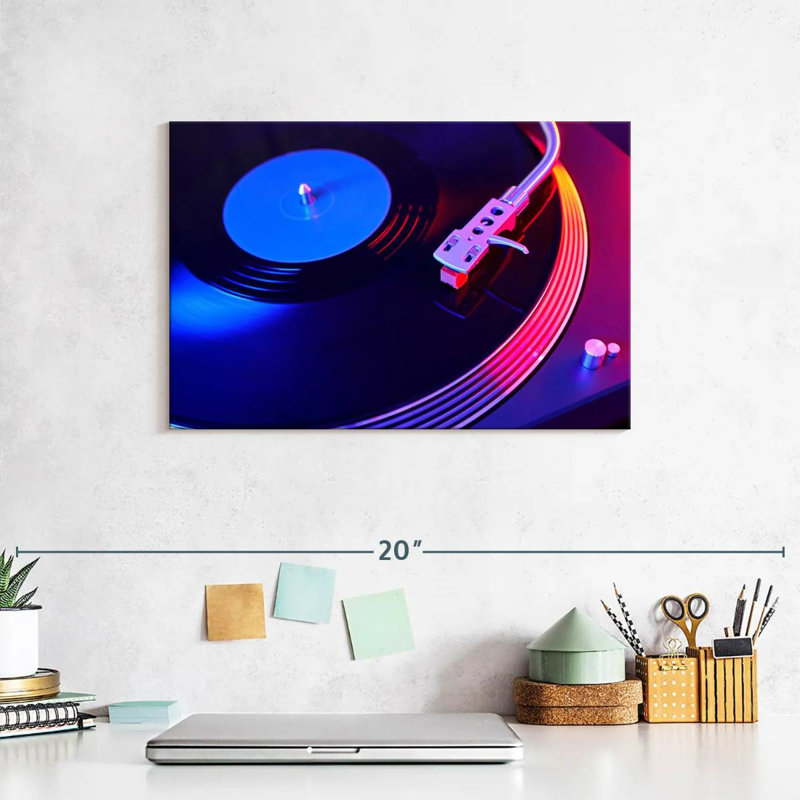 Abarca Turntable Party Record, 8" H x 12" W