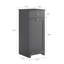 Armoire de salle de bain pour salle de bain avec panier et tiroir, armoire à vêtements inclinable avec doublure amovible, pour salle de bain ou chambre à coucher, gris-1603561176