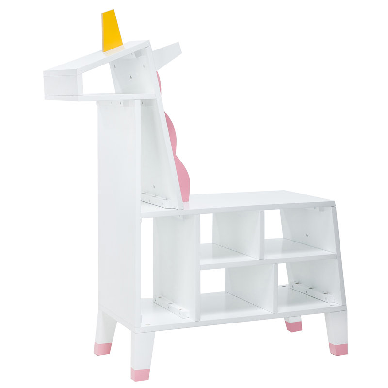 Zoo Kingdom 98.43cm H X 32cm W Kids Bookcase