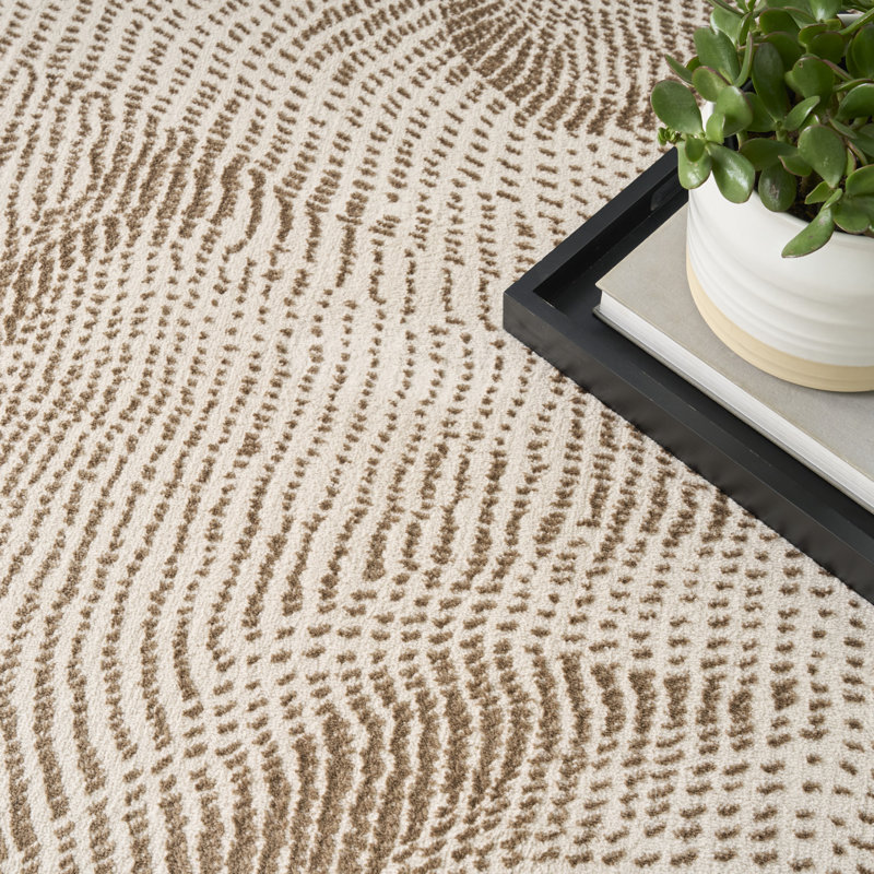 Tapis d'intérieur brun moderne DCLY Central Park West, Rectangle 5 pi 3 po x 7 pi 3 po