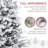Artificial Christmas Tree with 616 Realistic Cedar Branches