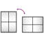 Mikayia Rectangular Metal Wall Mirror-269485665