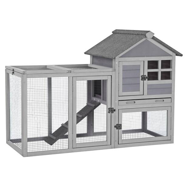 Tucker Murphy Pet™ Aayush Weather Resistant Rabbit Hutch & Reviews ...