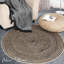 Round Striped Hand Woven Indoor / Outdoor Area Rug-74881307