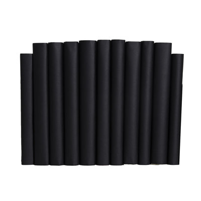 Livres décoratifs - Ensemble de livres sur papier enveloppé onyx - 1 pied de livres noirs