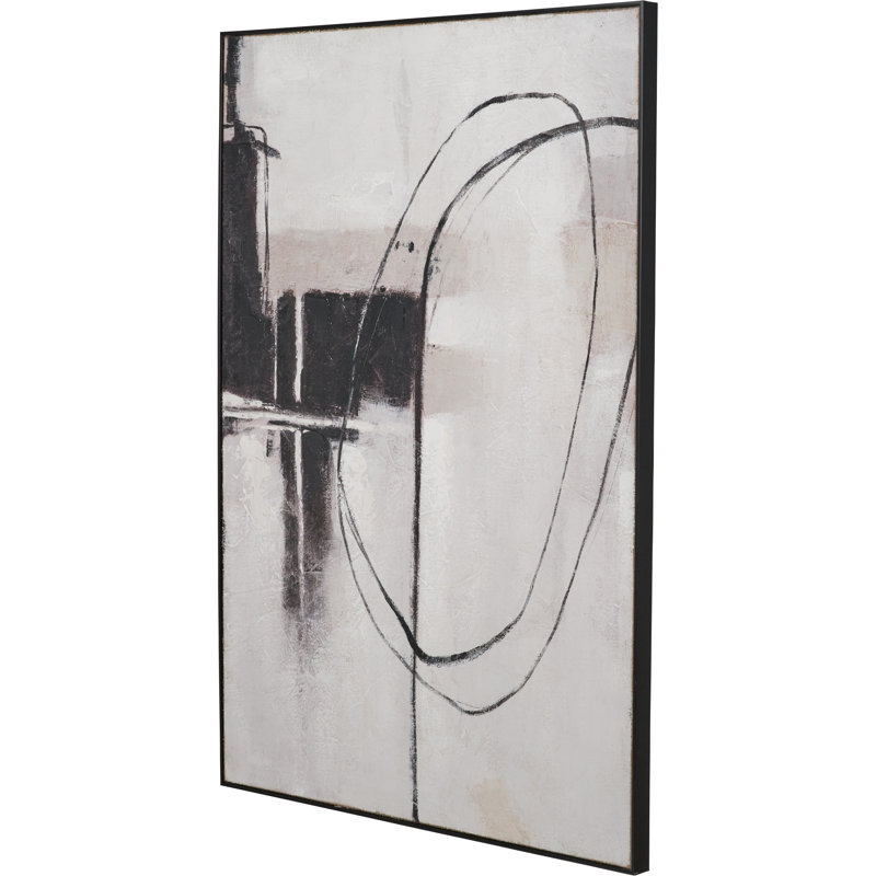 Floater Frame Painting on Canvas