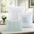 Oversized Cotton Bedding Set, Coastal Style, Aqua