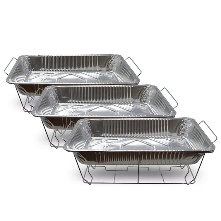 Aluminum Full Chafing Dish Steam Pan Silver | Party Supplies | Party