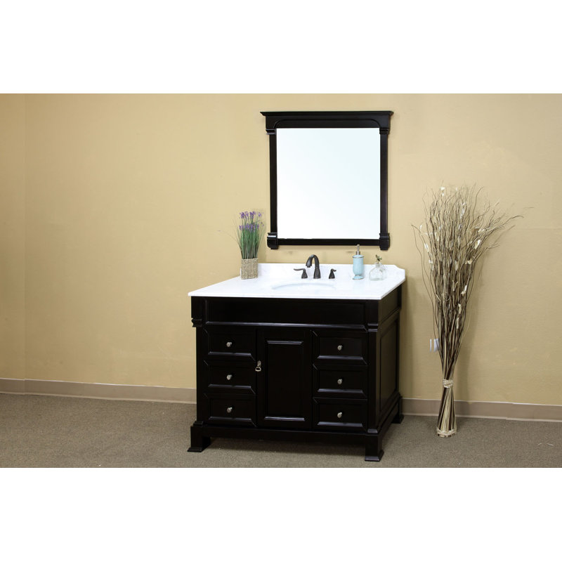 Olivia Rectangle Mirror, Espresso
