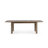 Egremt Extendable Solid Reclaimed Wood Dining Table-1382880428