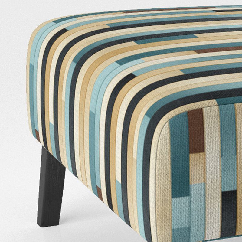 Fauteuil de chambre Serene Green Stripes