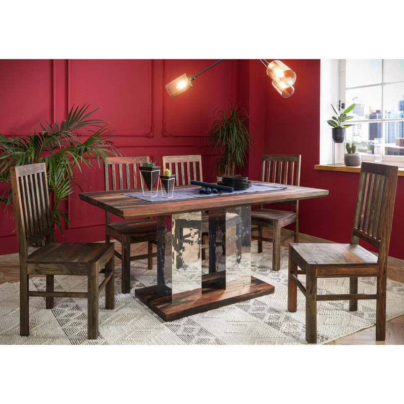 Tambora Solid Wood Top Dining Table, H76 x L178 x W90cm