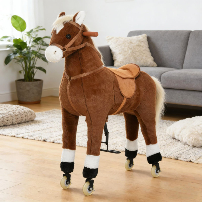 Grand jouet cheval de marche