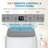 12,000 BTUs Portable Air Conditioner with cooling/dehumidification/fan/sleep mode, 4-IN-1 Portable AC with 24H Timer & Remote Control & Window Kit-125846717