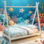 White Painted Pine Bed