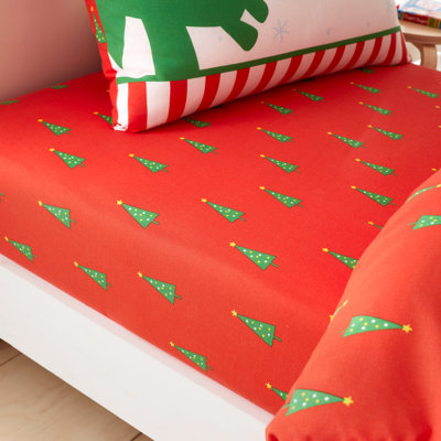 Roarsome Christmas Dino Fitted Sheet