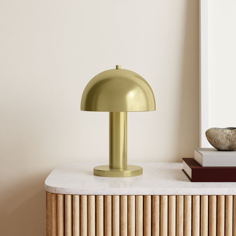 Fosse Metal Desk Lamp Lamp, Brass