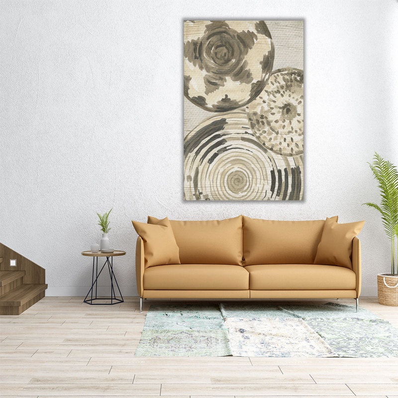 Motif de paniers II - reproduction d'art sur toile, H 18 po x l 12 po
