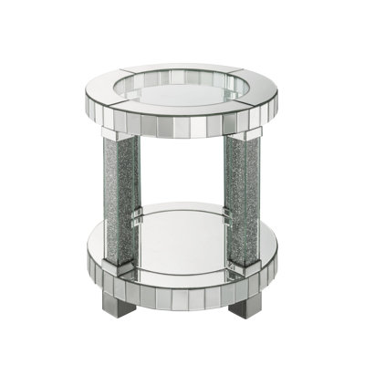Parry Glass Top End Table