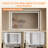 Frameless LED Light Anti-Fog Wall Bathroom Vanity Mirror with Backlit & Frontlit-91383699