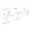 Moulure couronnée en polyuréthane blanc uni apprêté 6-11 / 16 po x 2-15 / 16 po x 78-3 / 4 po-132045383