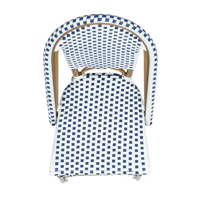 Battista Polyethylene (PE) Wicker Outdoor Stool