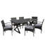 Ensemble repas 7 pièces avec coussins Aram-25610156