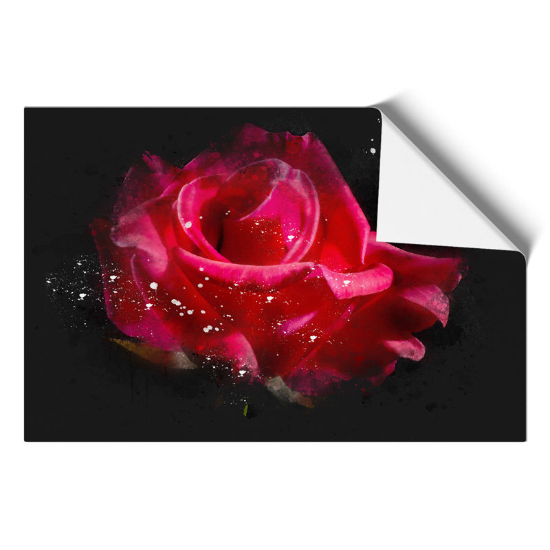 Red Rose Flower Vol.2 - Unframed Graphic Art, 30cm H x 42cm W x 0.1cm D
