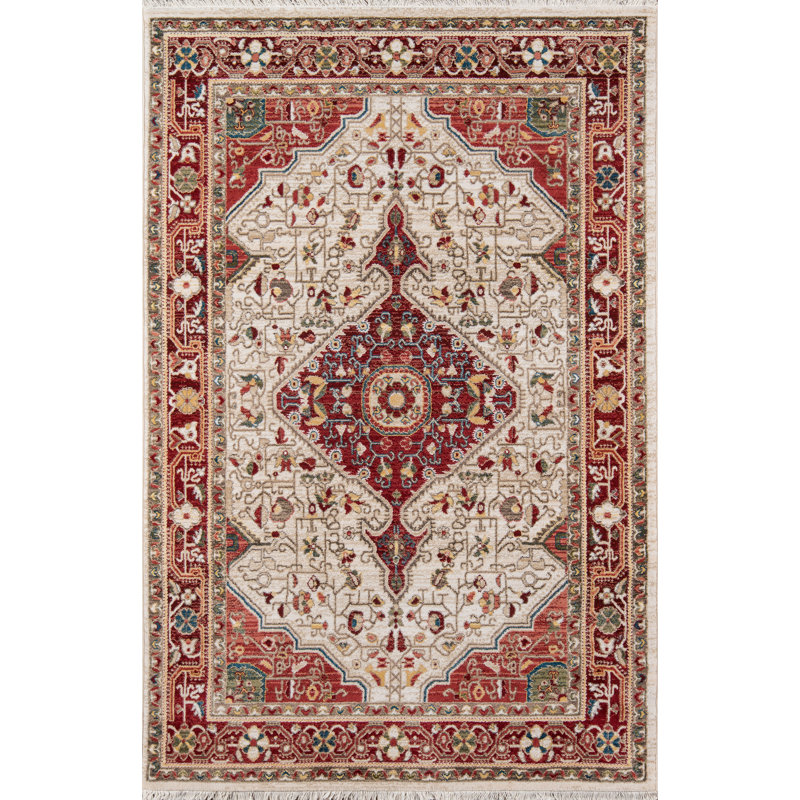 Nong Oriental Indoor Rug, Rectangle 5' X 7'5"