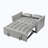 Sleeper Sofa Bed with USB Port,Pillows and Side Pocket-357354805
