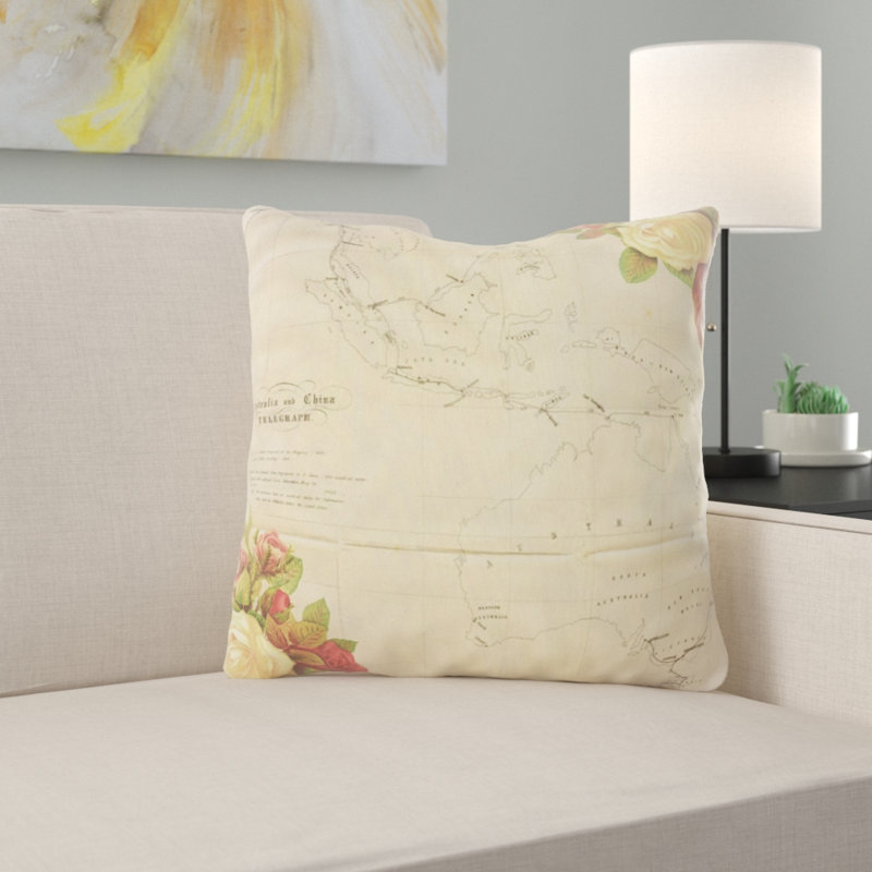 Mee Outdoor Reversible Throw Pillow, Microsuede, Indoor