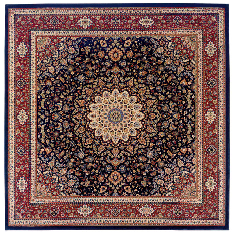 Tapis bleu Shelburne, Carré 8 pi