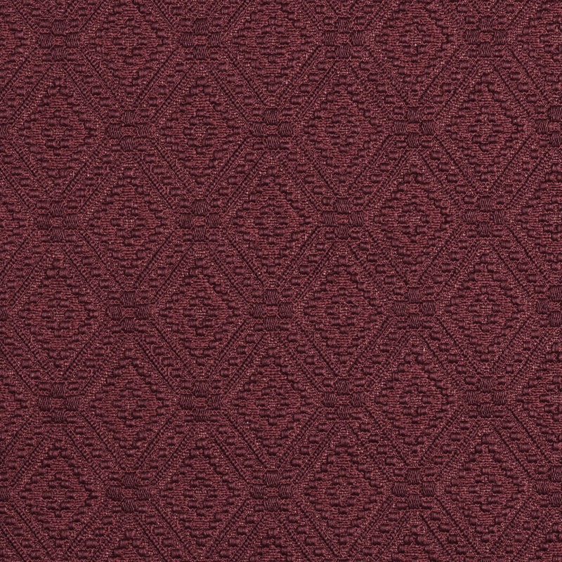 Tissu floral matelassé, Rouge 2