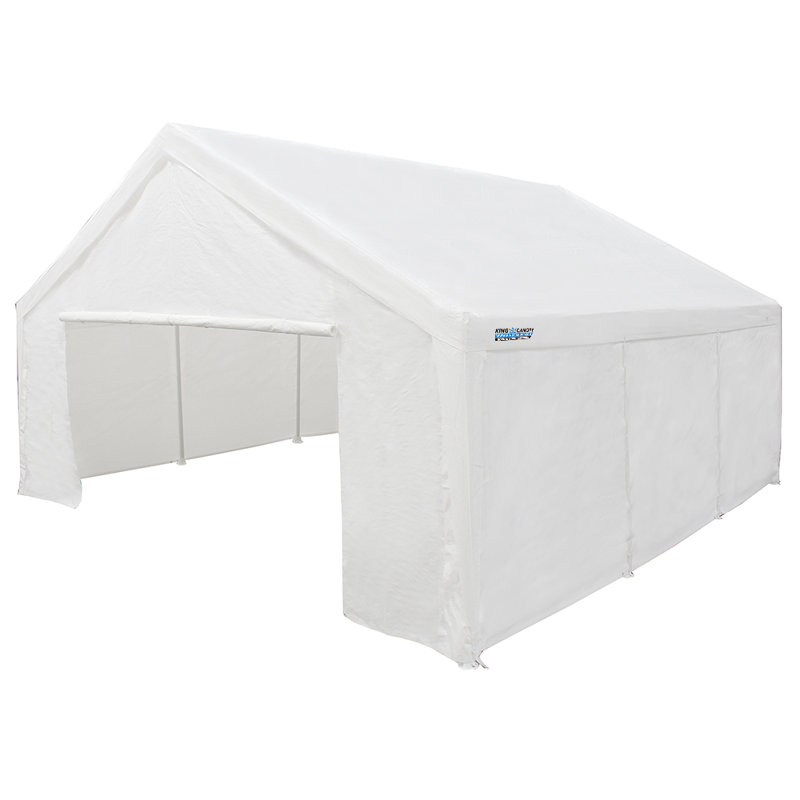Universal Canopy Sidewall Kit with Flaps, 6'3" H x 18' W x 27' D