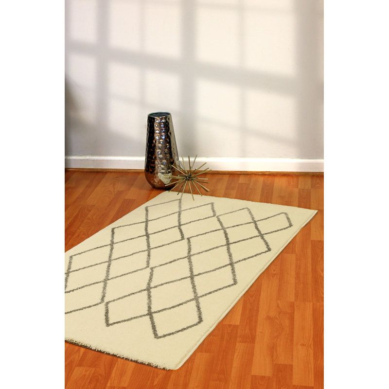 Tapis ivoire/noir Quattlebaum
