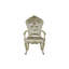 Chaise avec accoudoirs rembourrée Monique