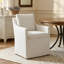 Fauteuil rembourré en lin-20693352