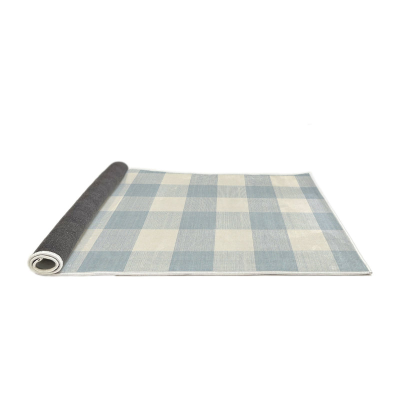 Plaid Indoor Rug, Round 4'