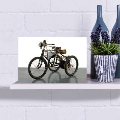 1899 Phebus 1.75 Hp Motor Tricycle Classic Abstract Landscape Nature Wall Art