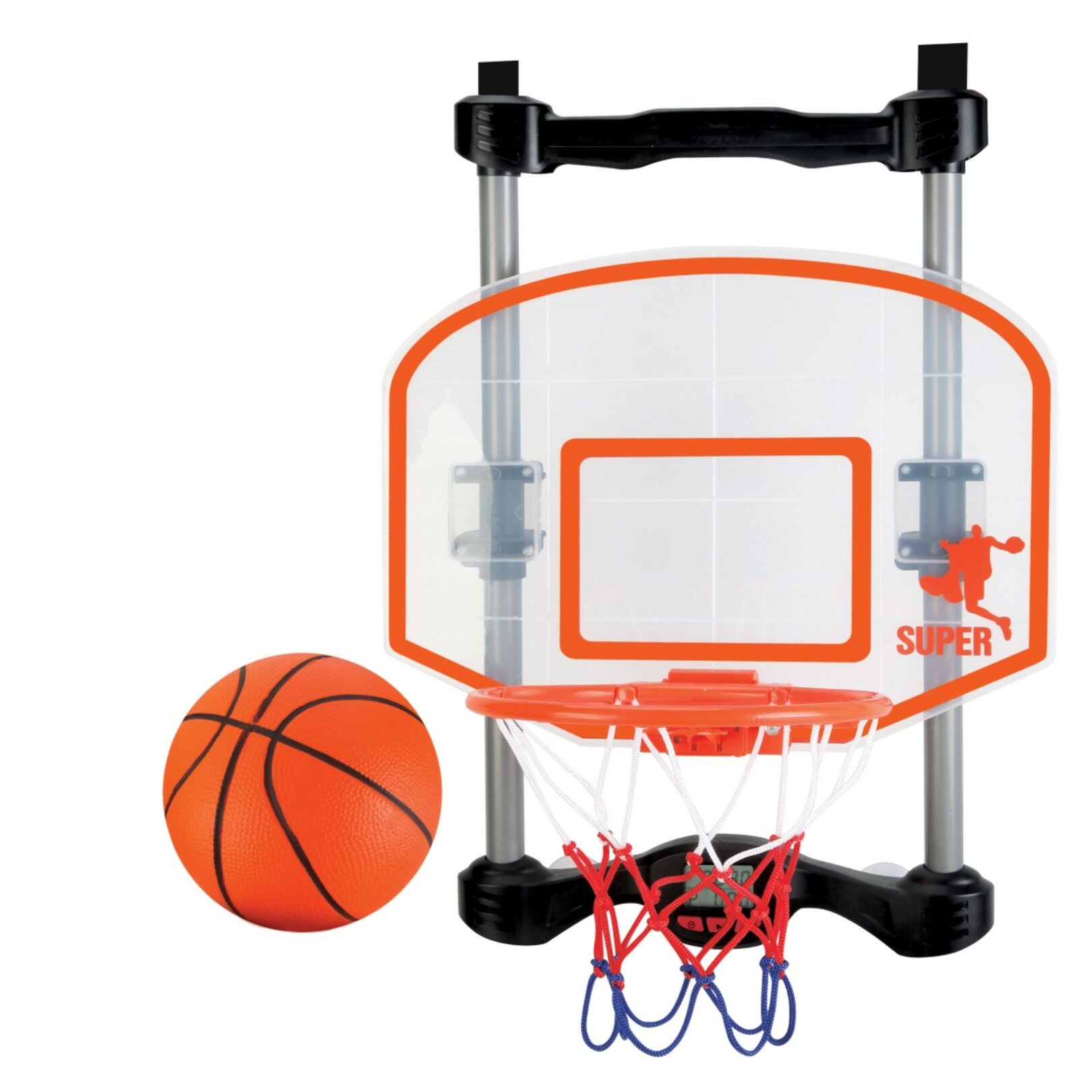 Source Mdunk 18Inch Board Mini Basketball Hoop Stand Over The Door Hoop  with Springs on m.