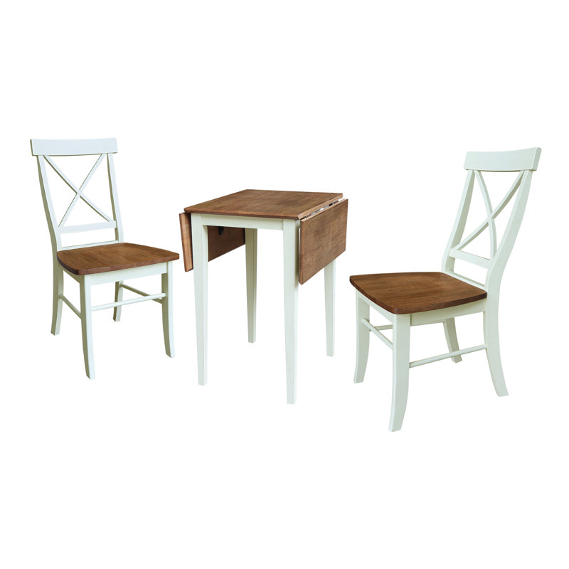 Donalynn 3 Piece Drop Leaf Dining Set