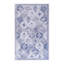 Tapis bleu 5 x 8 po, tapis lavable, à poils courts, antidérapant, antidérapant, pliable, adapté aux enfants et aux animaux de compagnie - tapis pour le salon, la chambre à coucher et la cuisine (bleu, 5 pi x 8 pi)-1525409818-1525409813