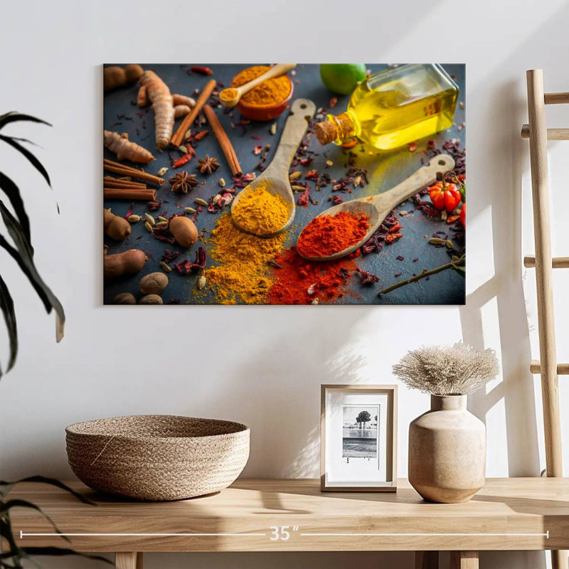 Yarlin Scattered Herbs And Spices, 8" H x 12" W